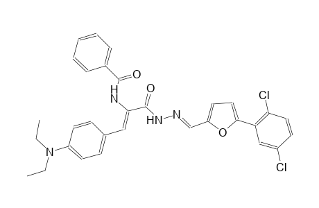 2-propenoic acid, 2-(benzoylamino)-3-[4-(diethylamino)phenyl]-, 2-[(E)-[5-(2,5-dichlorophenyl)-2-furanyl]methylidene]hydrazide, (2Z)-