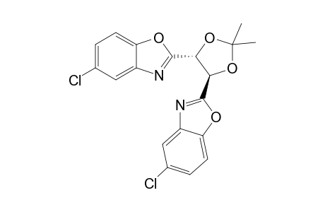 (4S,5S)-4,5-Bis(5-chlorobenzoxazol-2-yl)-2,2-dimethyl-1,3-dioxolane