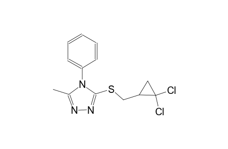 4H-1,2,4-triazole, 3-[[(2,2-dichlorocyclopropyl)methyl]thio]-5-methyl-4-phenyl-