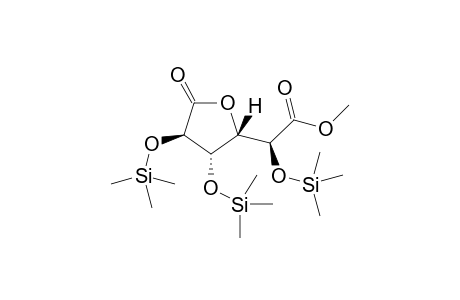 methyl (2S)-2-[(2S,3S,4R)-5-oxo-3,4-bis(trimethylsilyloxy)tetrahydrofuran-2-yl]-2-trimethylsilyloxy-acetate