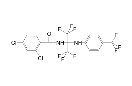 2,4-Dichloro-N-(1,1,1,3,3,3-hexafluoro-2-{[4-(trifluoromethyl)phenyl]amino}propan-2-yl)benzamide