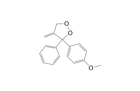 1,2-Dioxolane, 3-(4-methoxyphenyl)-4-methylene-3-phenyl-