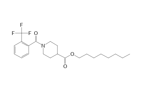 Isonipecotic acid, N-(2-trifluoromethylbenzoyl)-, octyl ester