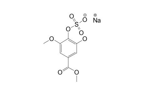 SODIUM-3,4-DIHYDROXY-5-METHOXY-BENZOIC-ACID-METHYLESTER-4-SULFATE