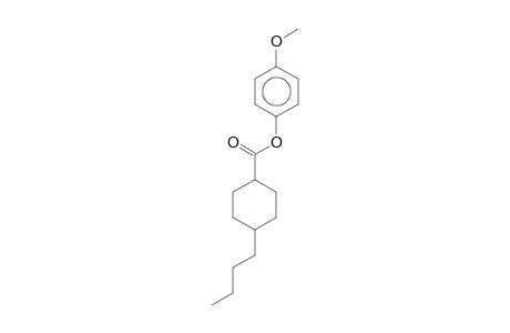 4-Methoxyphenyl 4-butylcyclohexanecarboxylate