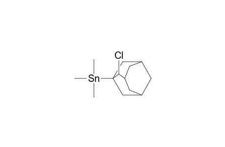 2-Chloro-1-(trimethylstannyl)adamantane