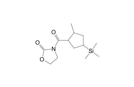 3-(((2-Methyl-4-trimethylsilyl)cyclopentyl)carbonyl)-2-oxazolidinone