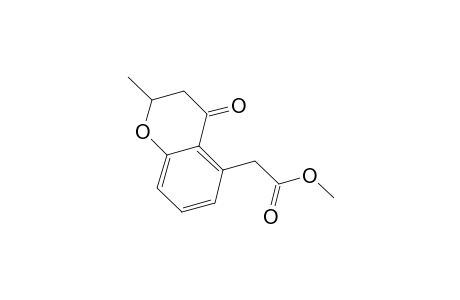 2H-1-Benzopyran-5-acetic acid, 3,4-dihydro-2-methyl-4-oxo-, methyl ester