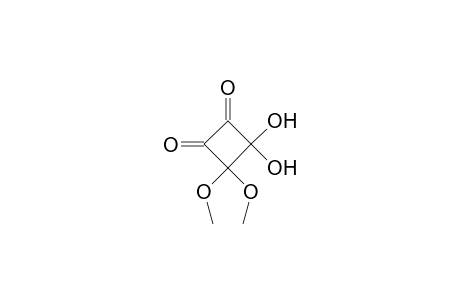 Cyclobutane-3,4-dione, 1,1-dihydroxy-2,2-dimethoxy-