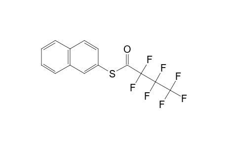 2-Naphthalenethiol, S-heptafluorobutyryl-