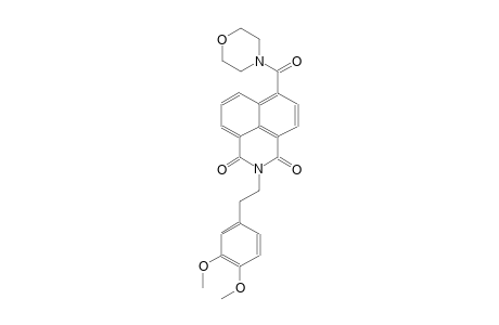 2-[2-(3,4-dimethoxyphenyl)ethyl]-6-(4-morpholinylcarbonyl)-1H-benzo[de]isoquinoline-1,3(2H)-dione