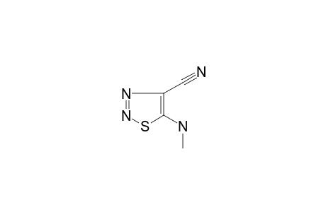 5-methylaminothiadiazole-4-carbonitrile