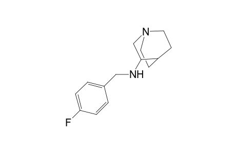 1-Azabicyclo[2.2.2]octan-3-amine, N-[(4-fluorophenyl)methyl]-