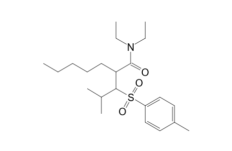 N,N-Diethyl-2-[2-methyl-1-(p-tolylsulfonyl)propyl]heptanamide