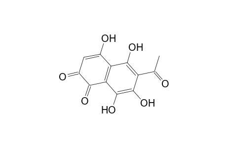 1,4-Naphthalenedione, 2-acetyl-3,5,6,8-tetrahydroxy-