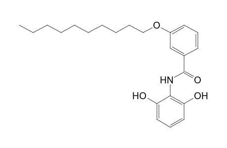 Benzamide, 3-(decyloxy)-N-(2,6-dihydroxyphenyl)-
