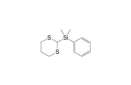 2-[Phenyl(dimethyl)silyl]-1,3-dithiacyclohexane