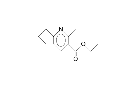 Ethyl 2-methyl-6,7-dihydro-5H-cyclopenta(B)-pyridine-3-carboxylate
