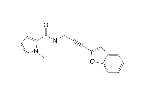 1-Methyl-1H-pyrrole-2-carboxylic acid methyl-(3-benzofuran-2-ylprop-2-ynyl)amide