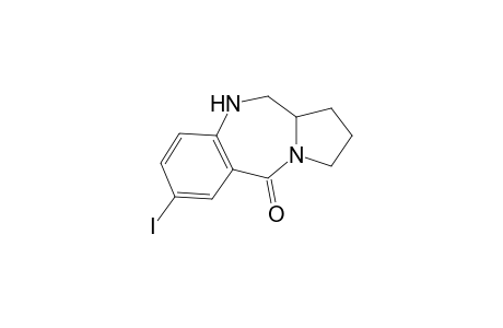 7-Iodo-2,3,5,10,11,11a-hexahydro-1H-pyrrolo[2,1-c]-{1,4]benzodiazepine-5-one