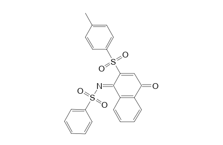 2-(4-Methylphenylsulfonyl)-N-(phenylsulfonylimino)-1,4-naphthoquinone