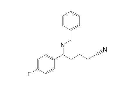 5-(Benzylimino)-5-(4-fluorophenyl)pentanenitrile