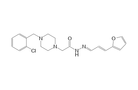 1-piperazineacetic acid, 4-[(2-chlorophenyl)methyl]-, 2-[(E,2E)-3-(2-furanyl)-2-propenylidene]hydrazide