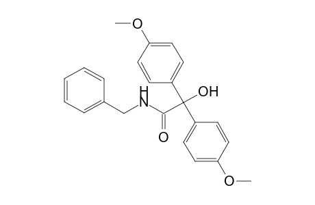 Acetamide, N-benzyl-2-hydroxy-2,2-bis(4-methoxyphenyl)-