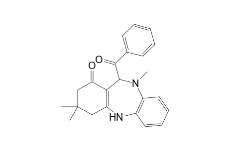 3,3-Dimethyl-10-methyl-11-benzoyl-2,3,4,5,10,11-hexahydro-1H-dibenzo[b,e][1,4]diazepin-1-one