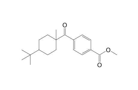4-(t-Butyl)-1-methylcyclohexyl p-(Methoxycarbonyl)phenyl Ketone