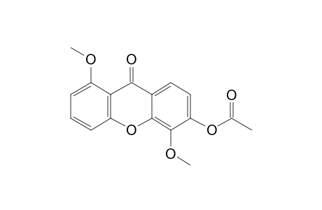 6-Hydroxy-1,5-dimethoxyxanthen-9-one, ac derivative