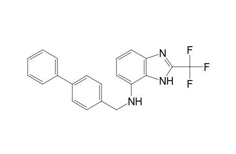 1H-1,3-Benzimidazol-7-amine, N-([1,1'-biphenyl]-4-ylmethyl)-2-(trifluoromethyl)-
