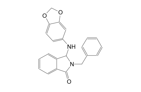 1H-isoindol-1-one, 3-(1,3-benzodioxol-5-ylamino)-2,3-dihydro-2-(phenylmethyl)-