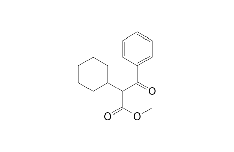 2-cyclohexyl-3-keto-3-phenyl-propionic acid methyl ester
