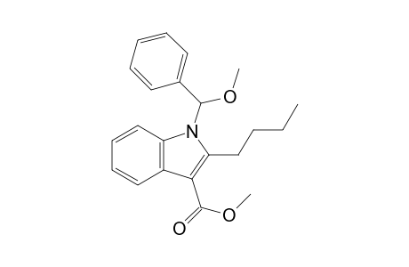 2-Butyl-1-(methoxyphenylmethyl)indole-3-carboxylic acid methyl ester