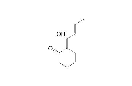 2-(1-Hydroxybut-2-enylidene)cyclohexanone