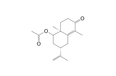 9-Acetoxyeudesma-4,11-dien-3-one