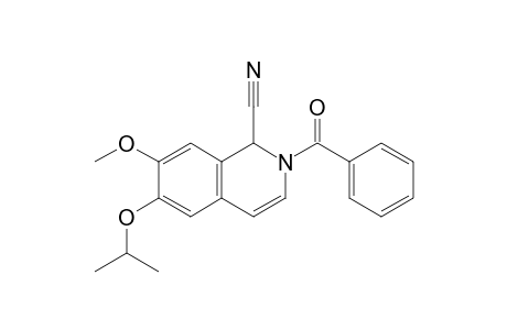 2-Benzoyl-6-isopropoxy-7-methoxy-1H-isoquinoline-1-carbonitrile
