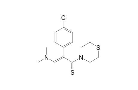 3-Dimethylamino-2-(4-chlorphenyl)-thioacrylic acid, thiomorpholide