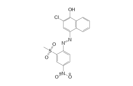 1-Naphthalenol, 2-chloro-4-[2-[2-(methylsulfonyl)-4-nitrophenyl]diazenyl]-
