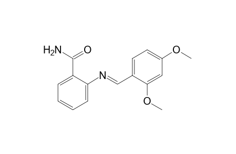 o-(2,4-dimethoxybenzylideneamino)benzamide