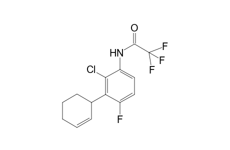 N-(2-chloro-3-cyclohex-2-en-1-yl-4-fluorophenyl)-2,2,2-trifluoroacetamide