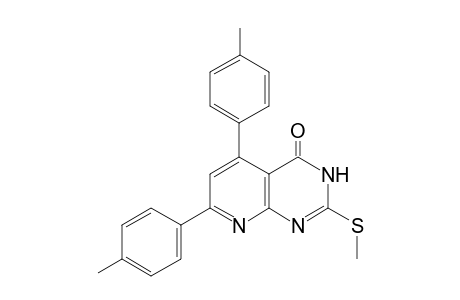 2-(methylthio)-5,7-di-p-tolylpyrido[2,3-d]pyrimidin-4(3H)-one