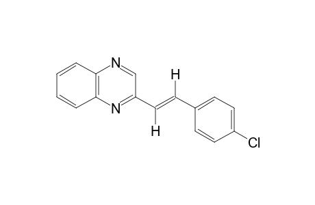 trans-2-(p-CHLOROSTYRYL)QUINOXALINE