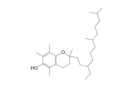 (rac)-2-(3-ethyl-7,11-dimethyldodecyl)-2,5,7,8-tetramethylchroman-6-ol