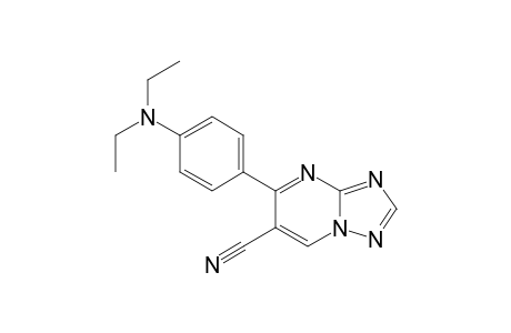 6-Cyano-5-( p-diethylaminophenyl)-1,2,4-triazolo[1,5-a]pyrimidine
