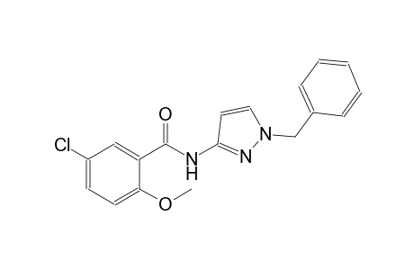 N-(1-benzyl-1H-pyrazol-3-yl)-5-chloro-2-methoxybenzamide