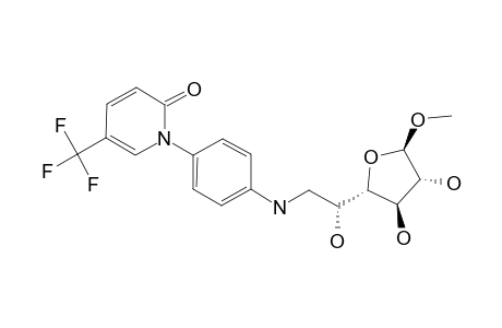 METHYL-6-DEOXY-6-[4-(5-TRIFLUOROMETHYL-2(1H)-PYRIDONE-1-YL)-ANILINO]-BETA-D-GALACTOFURANOSIDE
