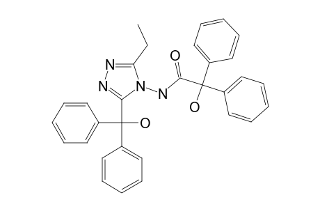4-(1,1-DIPHENYL-1-HYDROXYMETHANECARBONYLAMINO)-3-(1,1-DIPHENYL-1-HYDROXYMETHYL)-5-ETHYL-1,2,4-TRIAZOLE