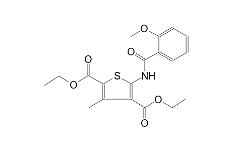 2,4-thiophenedicarboxylic acid, 5-[(2-methoxybenzoyl)amino]-3-methyl-,diethyl ester